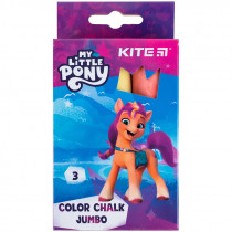 Мел цветной Jumbo, 3 цв. "My Little Pony"
