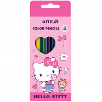 Олівці кольорові двосторонні, 12 шт. Hello Kitty