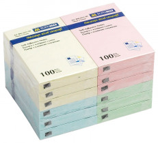 Блок паперу з клейким шаром 51*76мм.*100л., mix