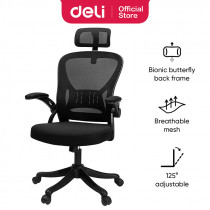 Кресло офисное эргономичное DELI EXECUTIVE CHAIR с 2D подголовником (4505), черн.