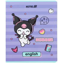 Предметная тетрадь 48 лист., лин. , софт тач+УФ, Hello Kitty, английский (HK25-240-8)