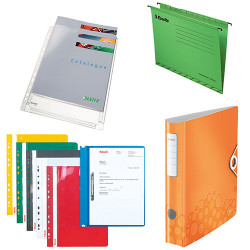 Папки, регистраторы, скоросшиватели, файлы