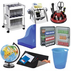 Настольные принадлежности, изделия из пластика