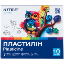 Пластилін, 10 кольорів, 200 г. Kite Classic Пластилін, 10 кольорів, 200 г. Kite Classic