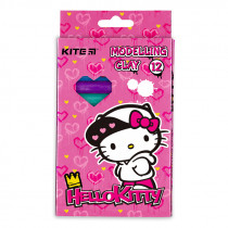 Пластилін восковий, 12 кольорів, 200 г. "Hello Kitty" Пластилін восковий, 12 кольорів, 200 г. "Hello Kitty"