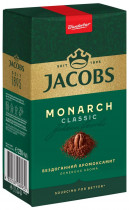 Кава мелена Jacobs Monarch Classic 230гр., купаж арабіка/робуста (4820187048932)
