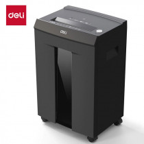Уничтожитель документов DELI T098, 8 листов, резка 1*5мм., корзина 30л., класс P-7