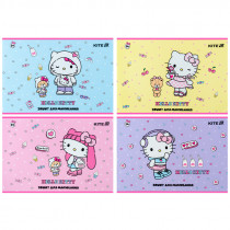Тетрадь для рисования, 24 лист., скоба, софт тач + УФ лак, Hello Kitty-1 (HK25-242-1) Тетрадь для рисования, 24 лист., скоба, софт тач + УФ лак, Hello Kitty-1 (HK25-242-1)