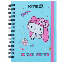 Блокнот вырубка, на спирали, 80 лист., А6 Hello Kitty-1 (HK25-229-1)