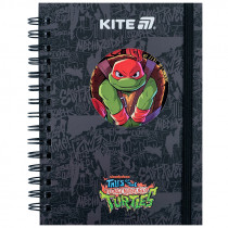 Блокнот вырубка, на спирали, 80 лист., А6 Ninja Turtles (NT25-229)