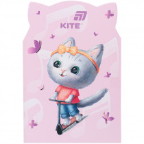 Блокнот мягкая обложка, 48 лист., Pink cat (K25-461-2)