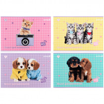 Тетрадь для рисования, 24 лист., скоба, софт тач + УФ лак, Studio Pets (SP25-242)