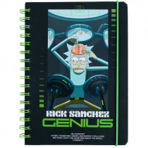 Блокнот на спирали А5, 80 лист., кл., Rick & Morty (RM24-190)