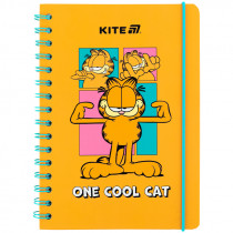 Блокнот на спирали А5, 80 лист., кл., Garfield (GF25-190)