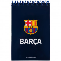 Блокнот пластиковая обложка на спирали, 48 лист., А6 FC Barcelona (BC25-196)