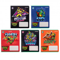 Тетрадь 18 лист., гибр. лак + УФ лак, Ninja Turtles (NT24-237)