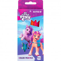 Карандаши цветные двусторонние, 12 шт. Little Pony