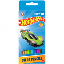 Карандаши цветные, 12 шт. Hot Wheels