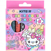 Крейда воскова Jumbo, 8 кольорів Hello Kitty