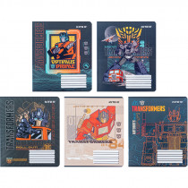 Тетрадь 18 лист., в кл., гибр. лак + УФ лак, Transformers (TF24-236) Тетрадь 18 лист., в кл., гибр. лак + УФ лак, Transformers (TF24-236)