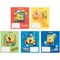Тетрадь 18 лист., кл., гибр. лак + УФ лак, Sponge Bob (SB25-236)