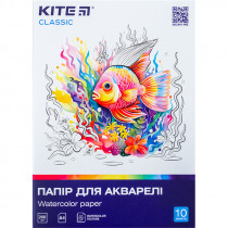 Бумага для акварели, А4, 10 лист., 200 г/м2, Classic (K-267)