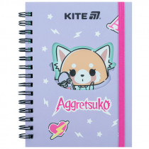 Блокнот вырубка, на спирали, 80 лист., А6 Aggretsuko (AR25-229) Блокнот вырубка, на спирали, 80 лист., А6 Aggretsuko (AR25-229)