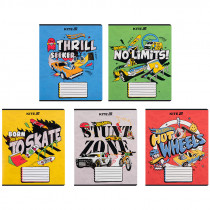Тетрадь 18 лист., лин., гибр. лак + УФ лак, Hot Wheels (HW25-237)