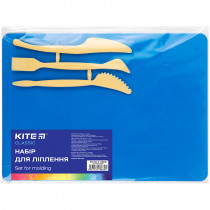 Набор для лепки ( дост.180х250 мм + 3 стека), синий, .Kite C