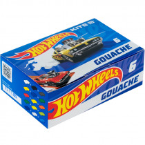 Гуашь, 6 цв., 20мл Hot Wheels (HW23-062)