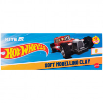 Пластилин восковой, 6 цветов, 120 г. Hot Wheels
