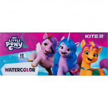Краски аквар., картон.упак., б/к, 12 цв. Little Pony (LP23-041)
