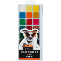 Краски акварельные, 24 цв. Kite Dogs (K23-442) Краски акварельные, 24 цв. Kite Dogs (K23-442)