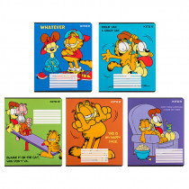 Тетрадь 18 лист., лин., софт-тач + УФ лак, Garfield (GF24-237)