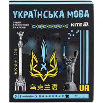 Предметная тетрадь 24 лист., лин. , софт тач+УФ, Cyber, укра (K25-240-29)