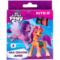Мел восковой Jumbo, 8 цветов Little Pony