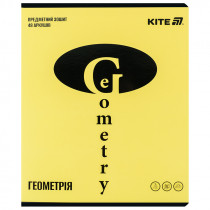 Зошит предметний 48 арк., кл., софт тач+УФ, Bright, геометрія (K25-240-11)
