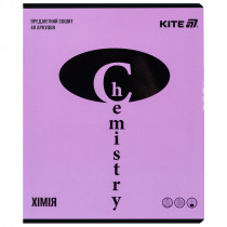 Зошит предметний 48 арк., кл., софт тач+УФ, Bright, хімія (K25-240-16)