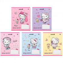 Тетрадь 12 лист., кл., гибр. лак + УФ лак, Hello Kitty-1 (HK25-232-1) Тетрадь 12 лист., кл., гибр. лак + УФ лак, Hello Kitty-1 (HK25-232-1)