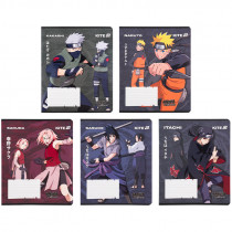 Тетрадь 12 лист., кл., гибр. лак + УФ лак, Naruto Shippuden (NR25-232)