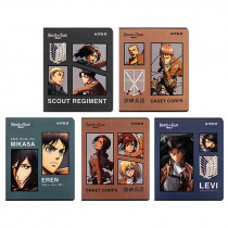 Тетрадь 24 лист.,лин., софт тач + УФ лак, Attack on Titan (AT24-239) Тетрадь 24 лист.,лин., софт тач + УФ лак, Attack on Titan (AT24-239)