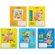 Тетрадь 12 лист., кл., софт тач + УФ лак, Sponge Bob (SB25-232) Тетрадь 12 лист., кл., софт тач + УФ лак, Sponge Bob (SB25-232)