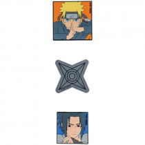 Набор бейджев на липучке, 3 шт., 3012-1 Naruto Shippuden