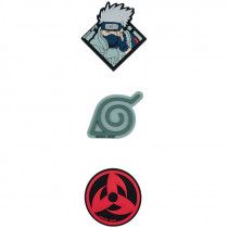 Набор бейджев на липучке, 3 шт., 3012-2 Naruto Shippuden