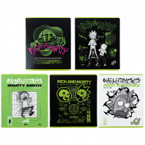 Тетрадь 48 лист., кл., гибр. лак + УФ лак, Rick & Morty (RM24-259)