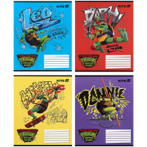 Тетрадь 12 лист., кос., гибр. лак + УФ лак, Ninja Turtles (NT25-235)