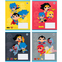 Тетрадь 12 лист., кос., софт тач + УФ лак, DC Comics (DC25-235)