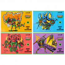 Тетрадь для рисования, 12 лист., скоба, гибр. лак + УФ лак, Ninja Turtles (NT25-241)