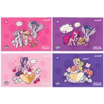 Тетрадь для рисования, 12 лист., скоба, софт тач + УФ лак, Little Pony (LP25-241)