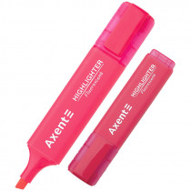Маркер текстовий Highlighter 2537-A, 1-5 мм клиноп., рожев.